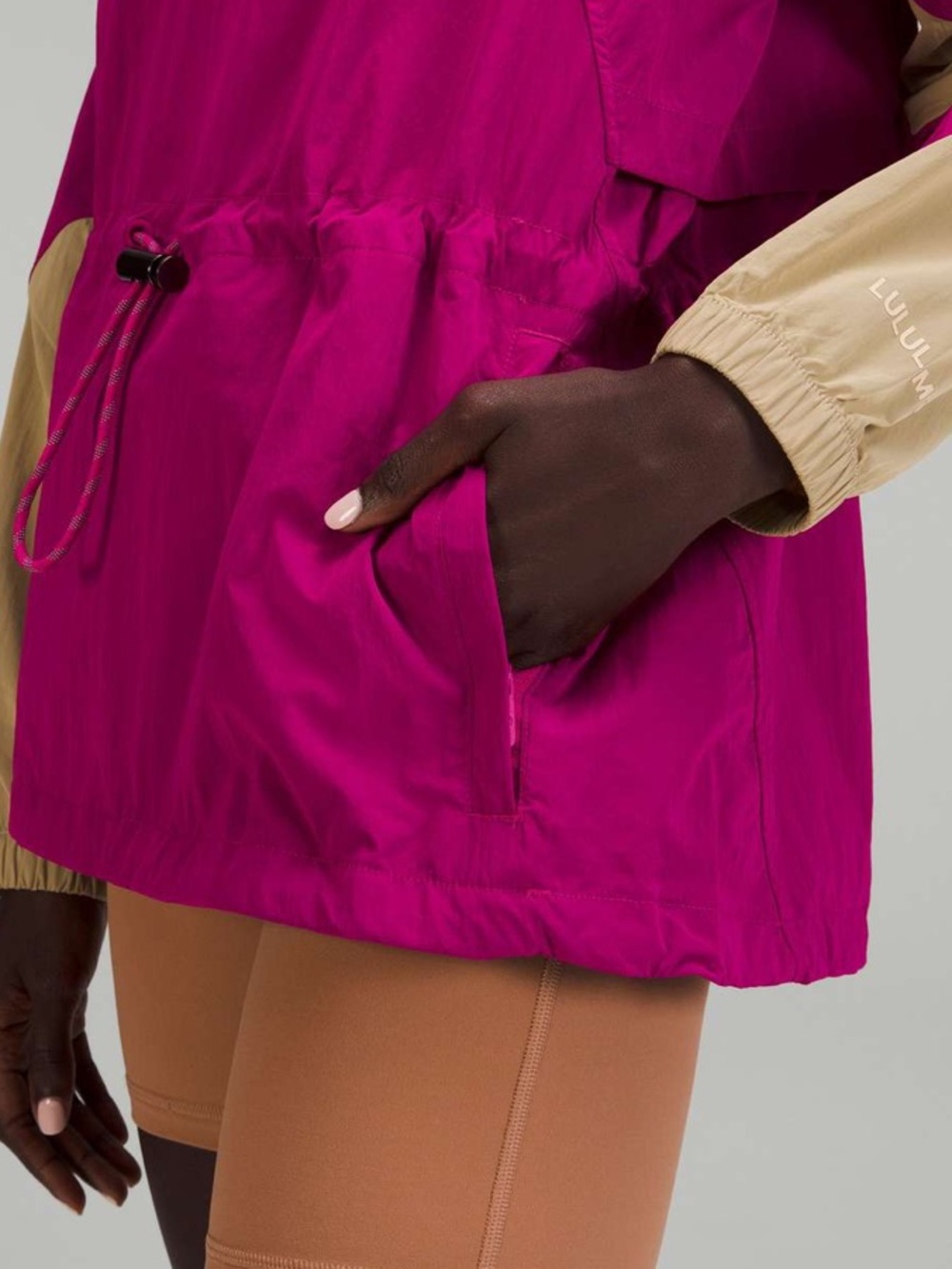 Lululemon Evergreen Anorak Jacket Prosecco / Ripened Raspberry Size 4 - Picture 5 of 15